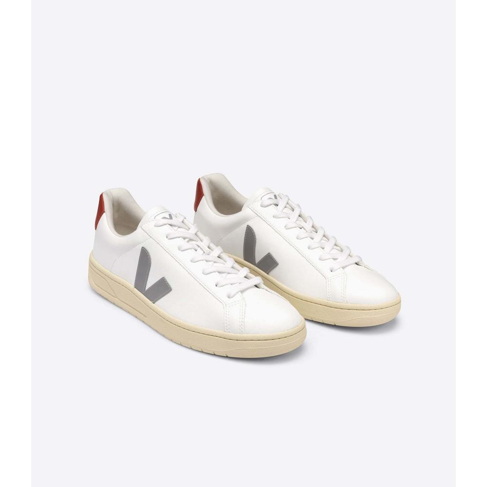 Veja URCA CWL OXFORD-GREY Tenisky Damske White/Red | SK 632TCE